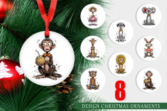 Animal Summer Characters Ornament PNG Review