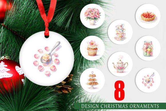 Review: Watercolor Floral Tea Party Ornament