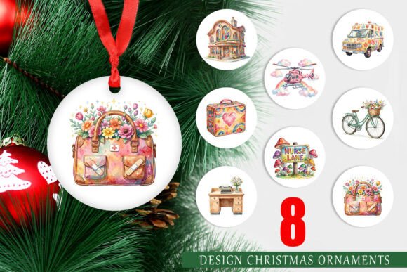 Reviewing the 70s Retro Medical Watercolor Ornament