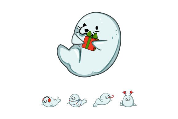 Reviewing the Cute Baby Seal Pup Holiday Design