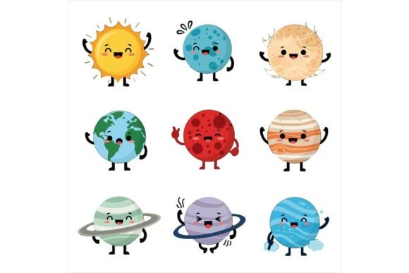 Solar System Planets Cartoon Characters: A Designer’s Stitch Review