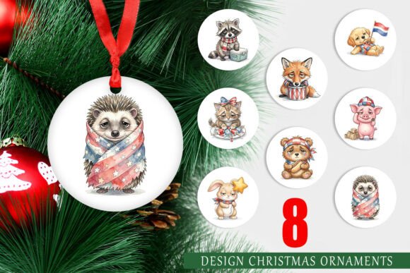 Tired Patriotic BBQ Animal Ornament Review