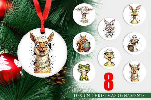 Zany Easter Animal Ornament PNG Review